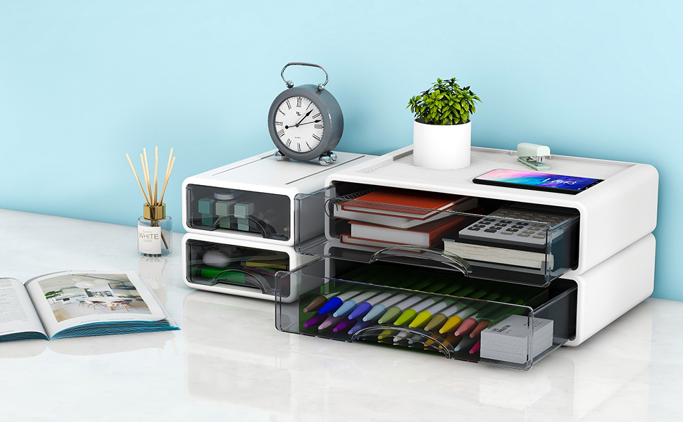 stackable desk organizer