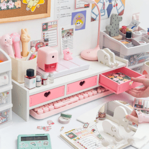 kawaii desk accessories