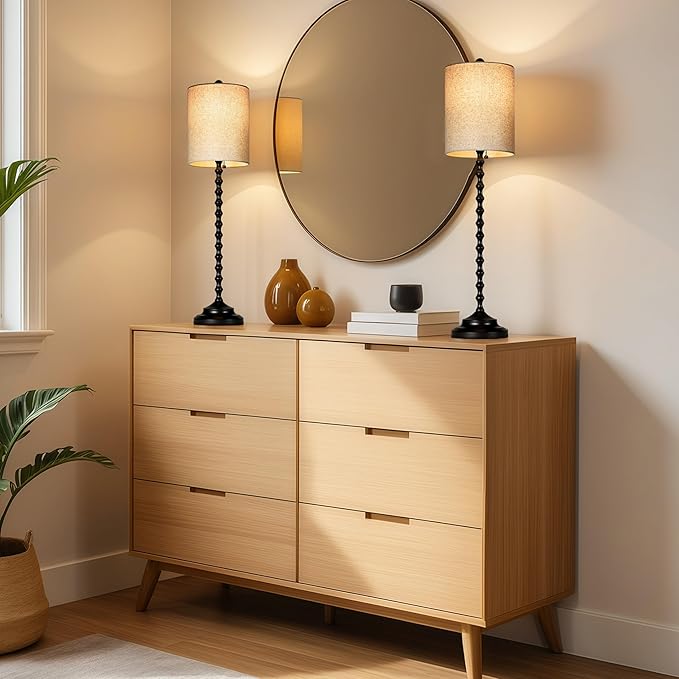candlestick buffet lamps