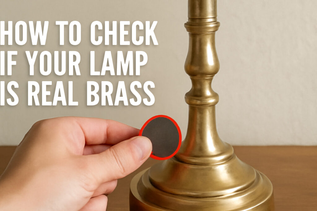 how do you clean brass lamps
