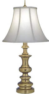 how do you clean brass lamps