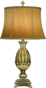 how do you clean brass lamps