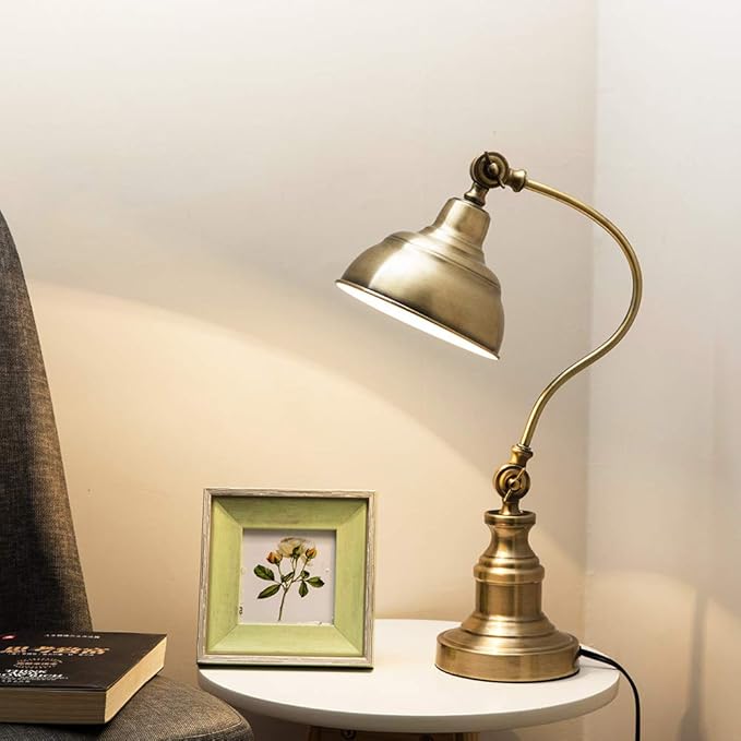 how do you clean brass lamps