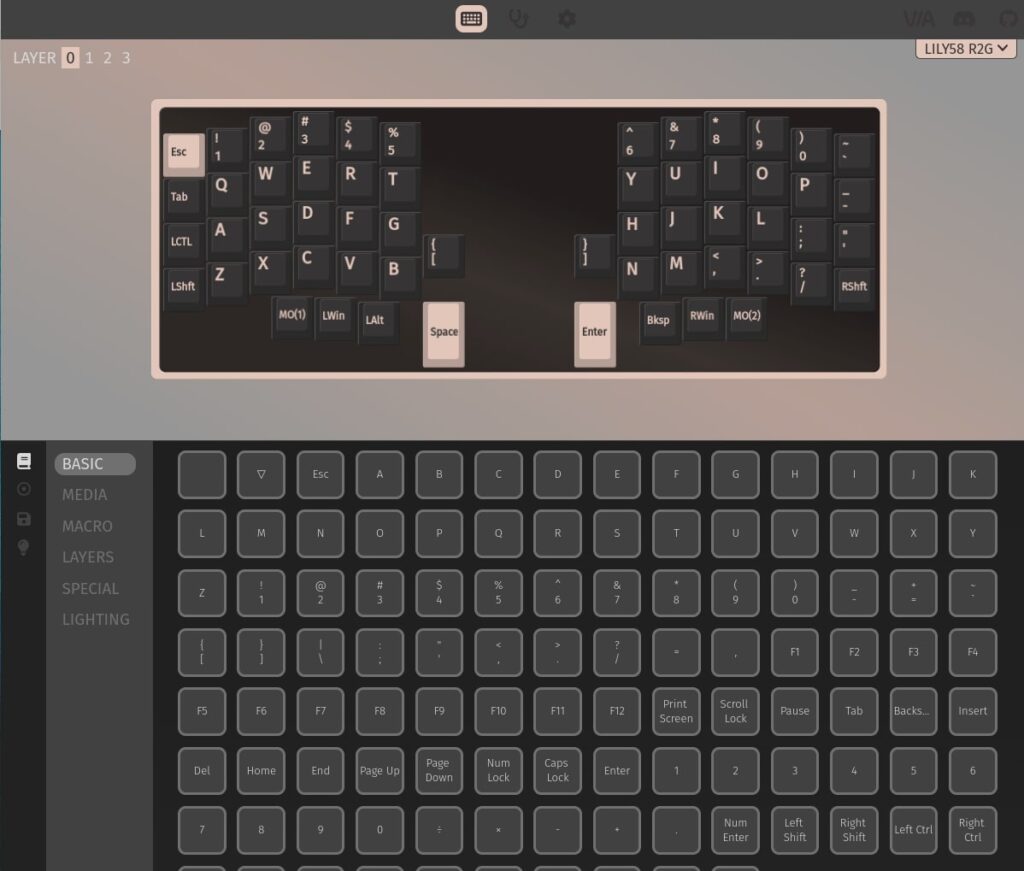 lily58 keyboard