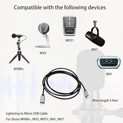 micro usb to lightning cable