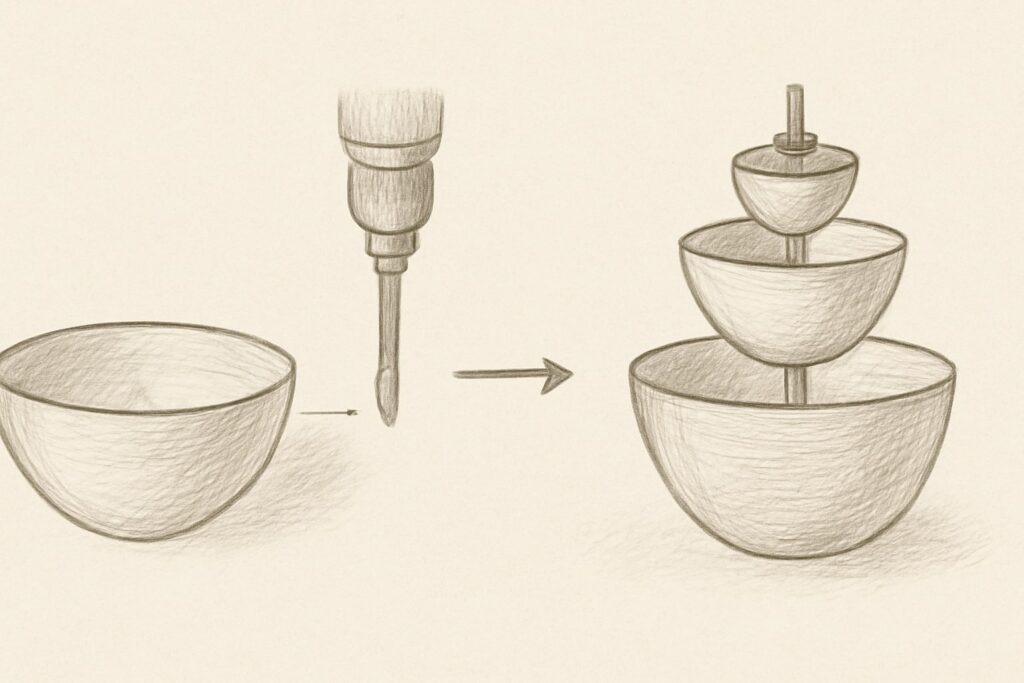 how do i make a mid-century modern lamp shade
