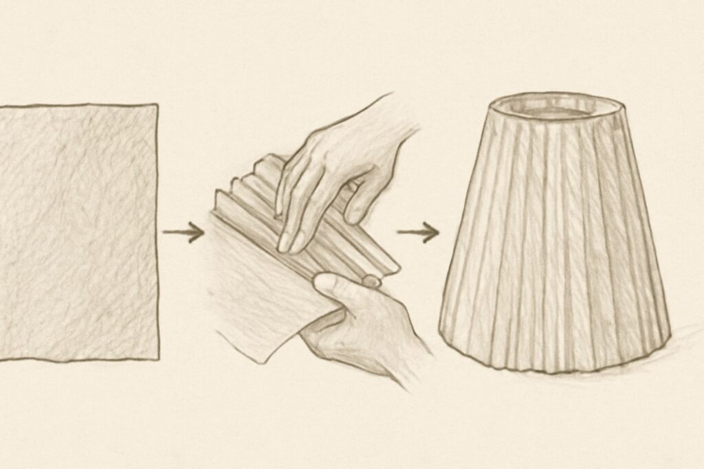 how do i make a mid-century modern lamp shade