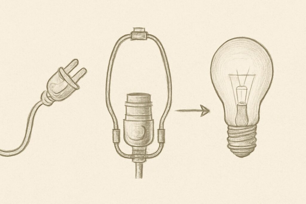 how do i make a mid-century modern lamp shade