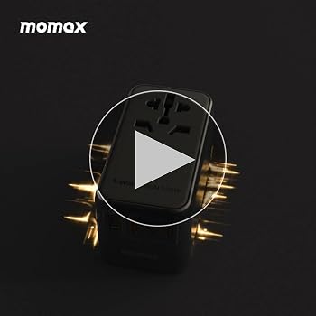 MOMAX Universal Travel Adapter, 100W Fast GaN ... - Amazon.c...