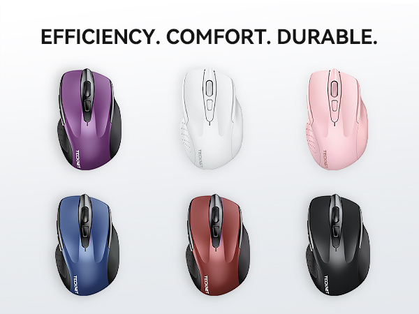 TECKNET Mini Vertical Wireless Mouse, Ergonomic ... - Amazon...