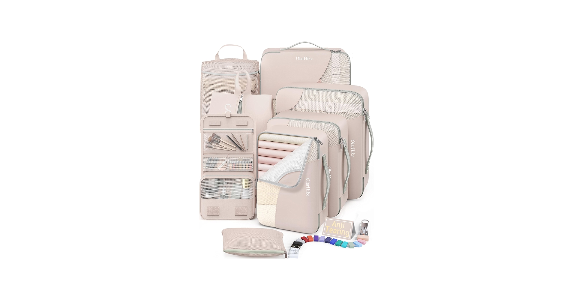 10 Set/8 Set Packing Cubes for Travel, Gifts for