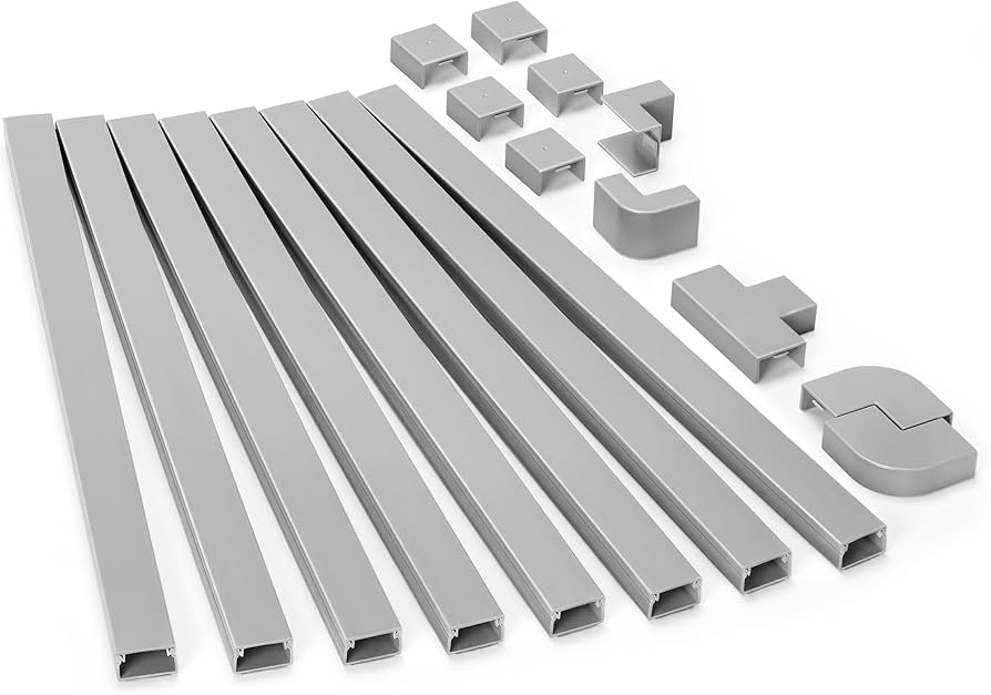 126in Cord Hider Kit, Wire Covers for TV on Wall