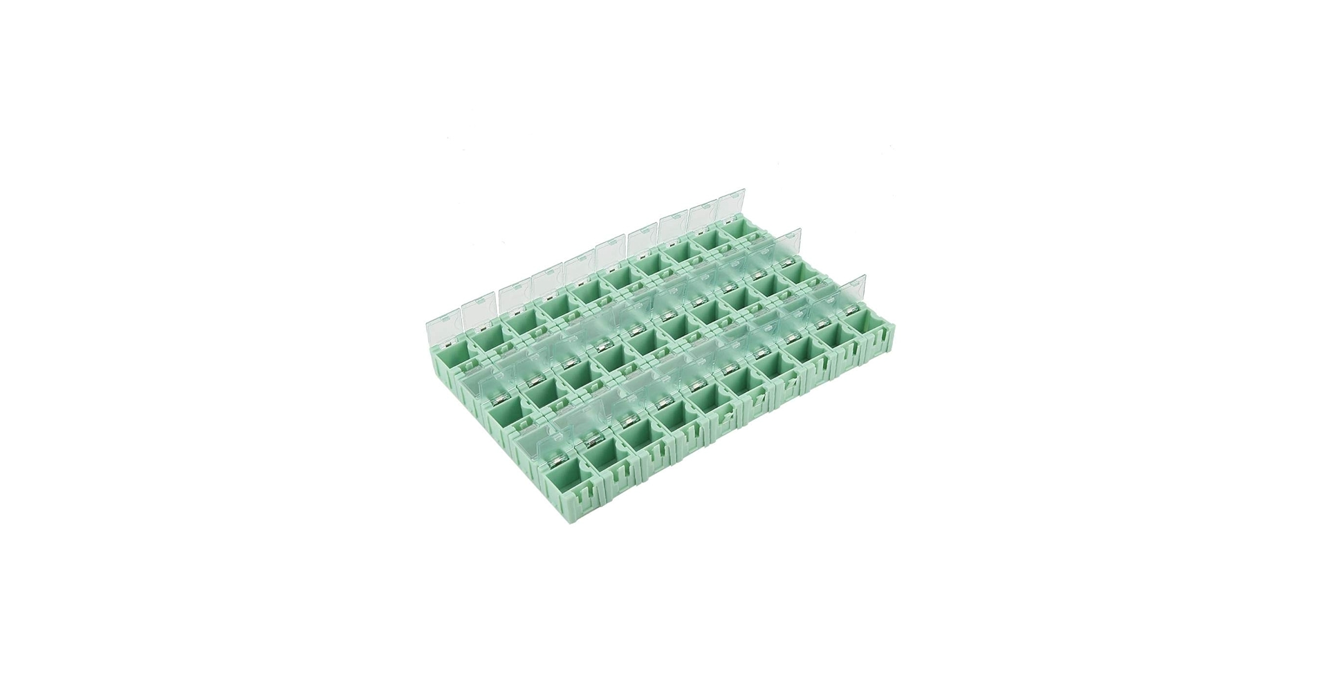50pcs/Set Green SMT SMD Container Box, Electronic
