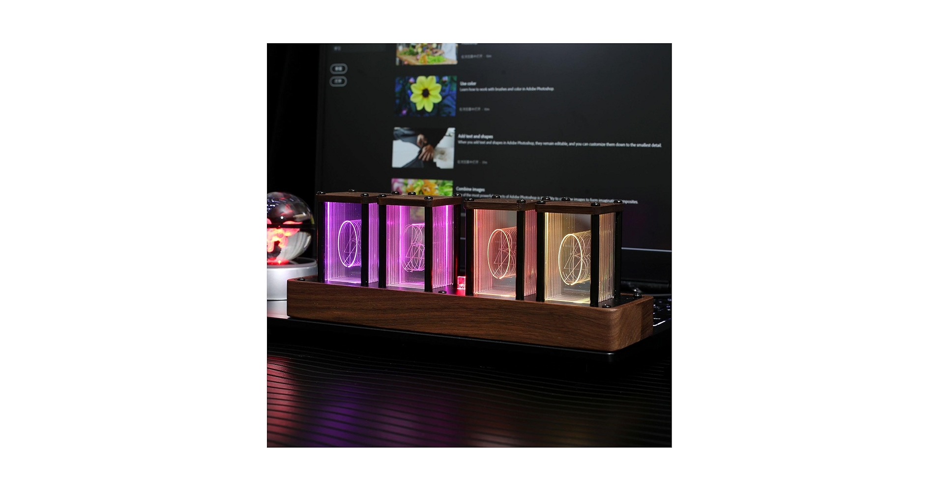 Adventurers Nixie Tube Clock , Digital Tube Desk