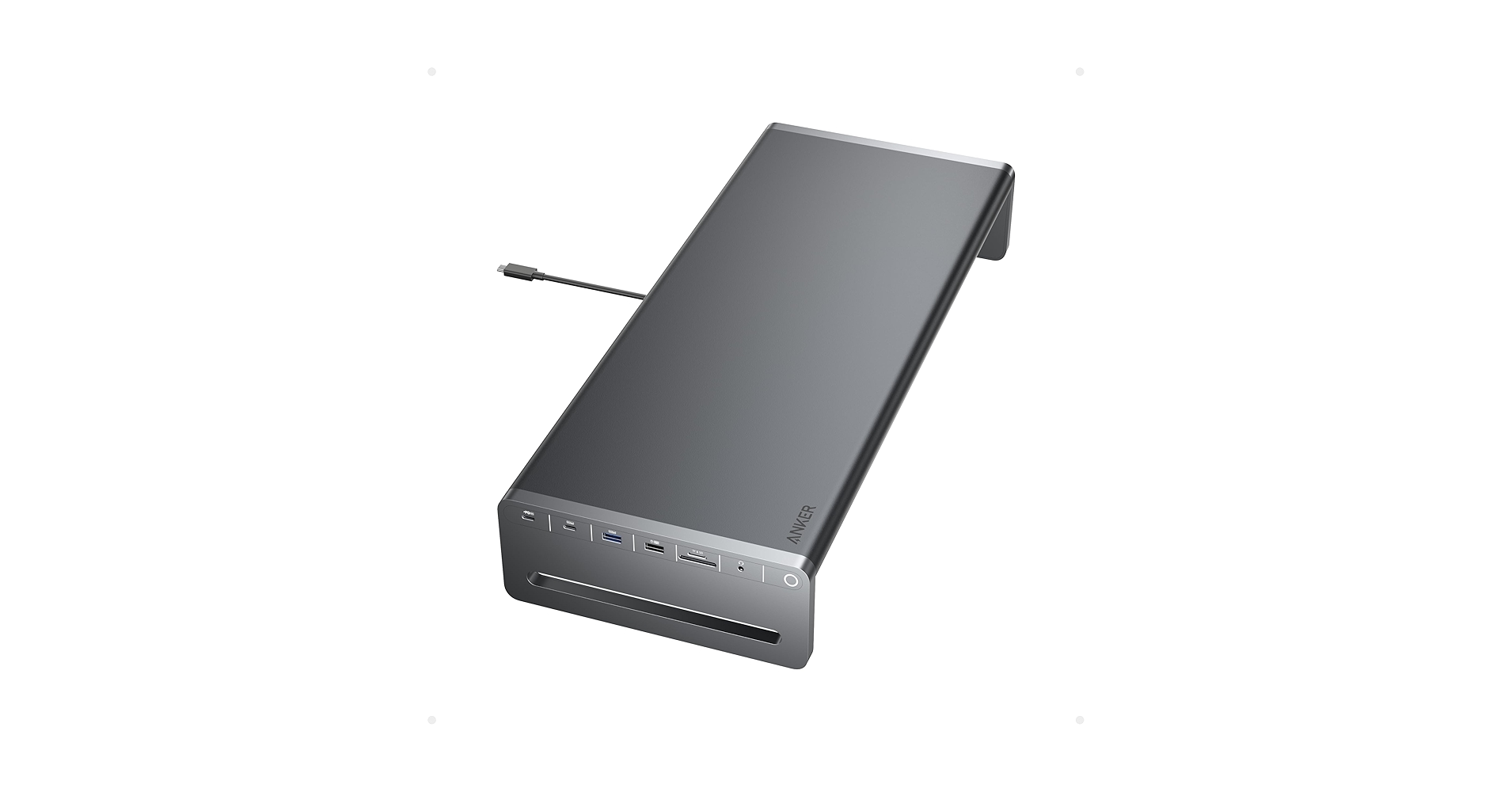 Anker USB C Hub, 10-in-1 Aluminum Monitor Stand