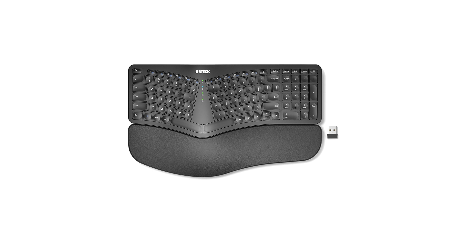Arteck Split Ergonomic Keyboard with Cushioned