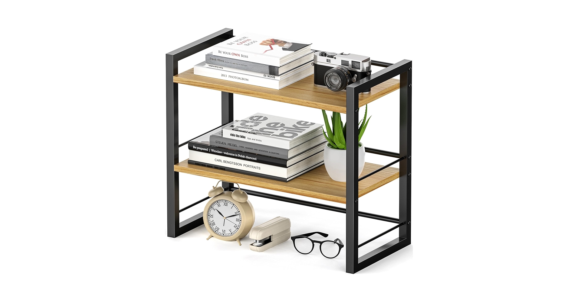 ART-GIFTREE Office Desk Shelf Organizer, Wood