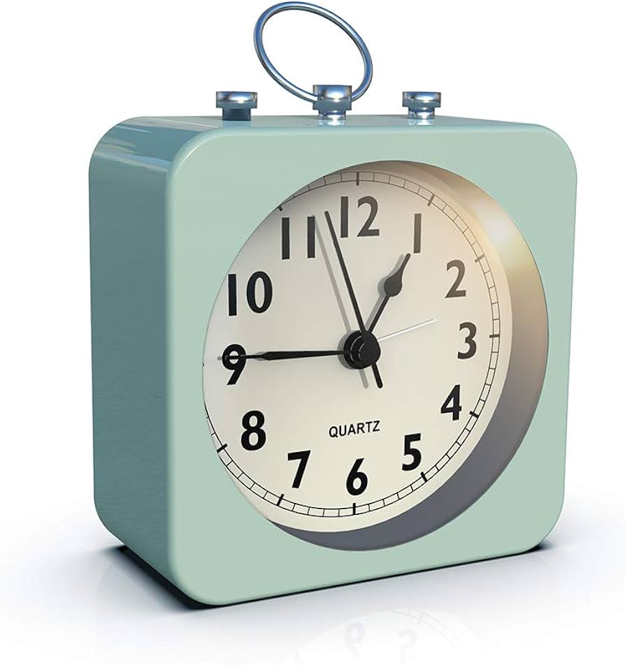 AYRELY® Battery Operated Alarm Clock with Square