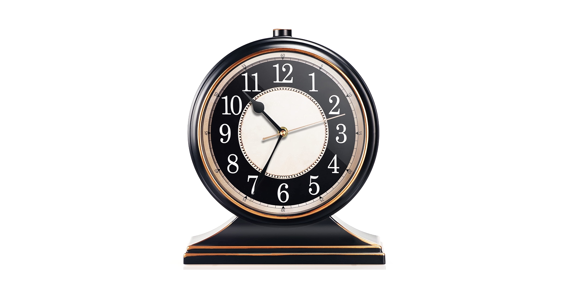 AYRELY® Vintage Desk Clock Silent-Non-Ticking 10