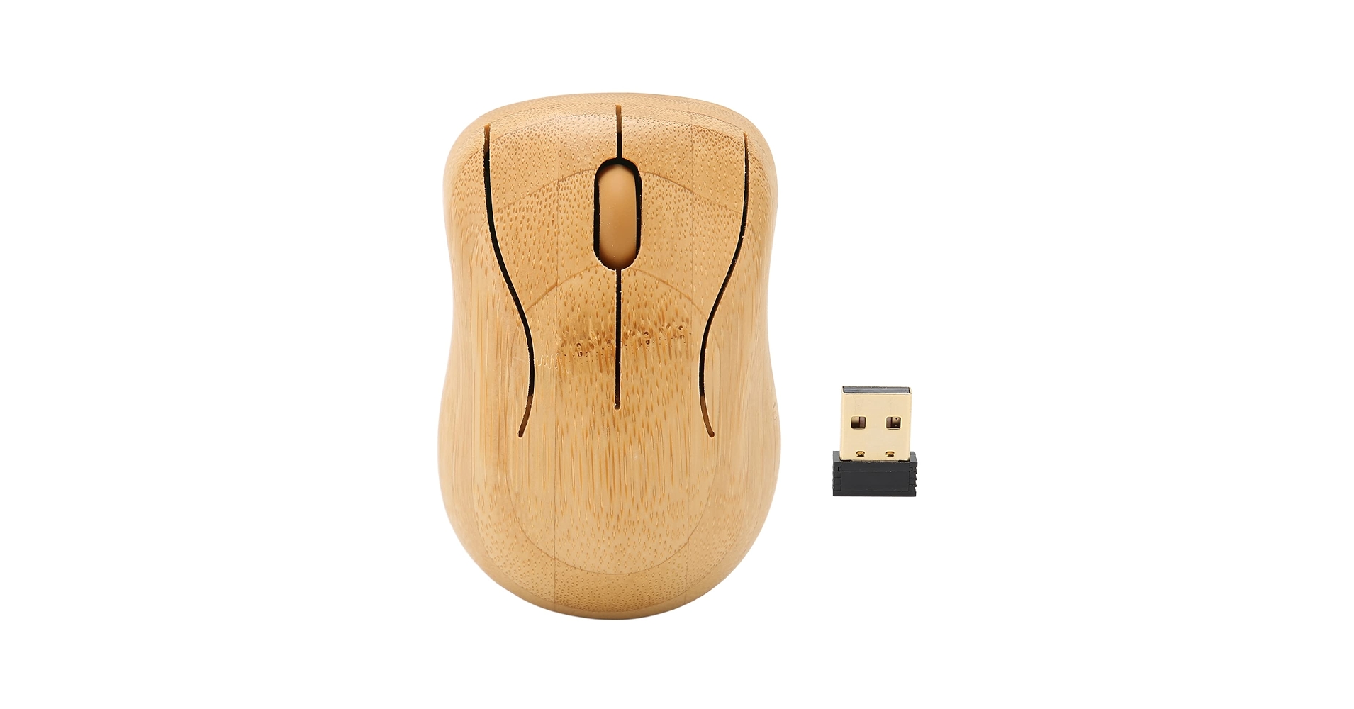 Bamboo Keyboard and Mouse, 2.4GHz Computer