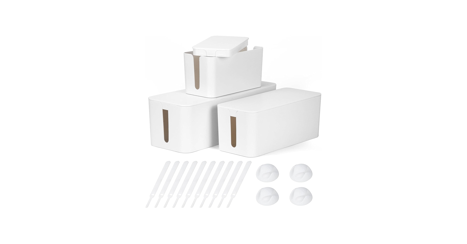 Cable Management Box DUNCHATY 3 Pack Cable