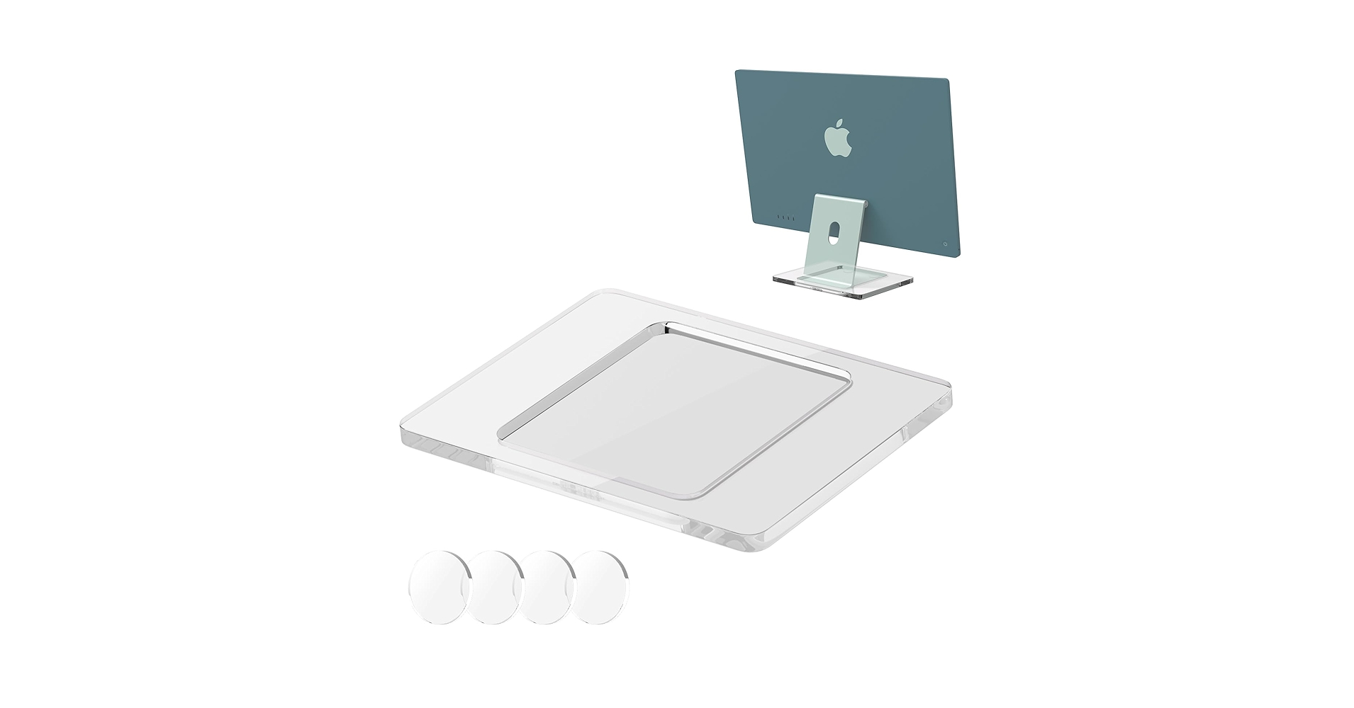 CaSZLUTION Acrylic Stand Base Widener for 24-inch