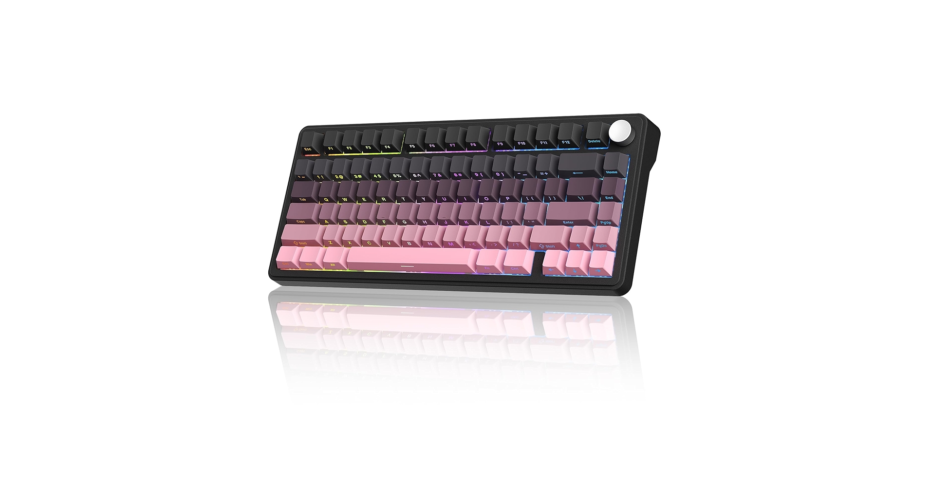 CC MALL M75 Mechanical Keyboard,75% Gasket Hot