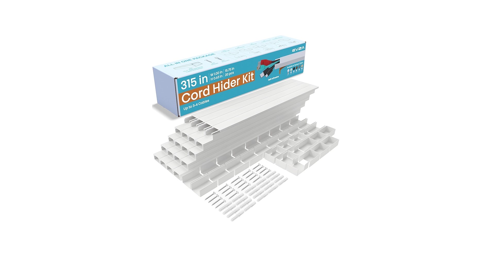 Cord Hider, Wire Cover, Cord Covers Wall Mounted