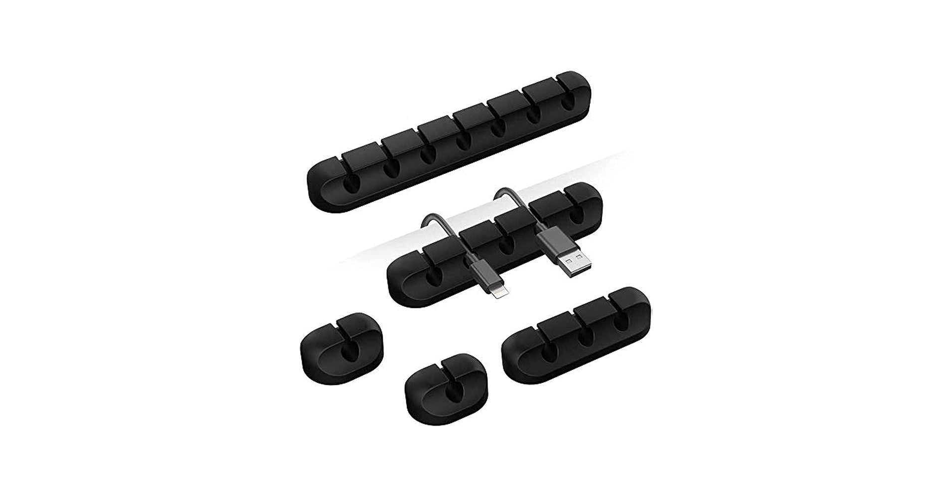 Cord Holder Cable Organizer Clips – Self Adhesive