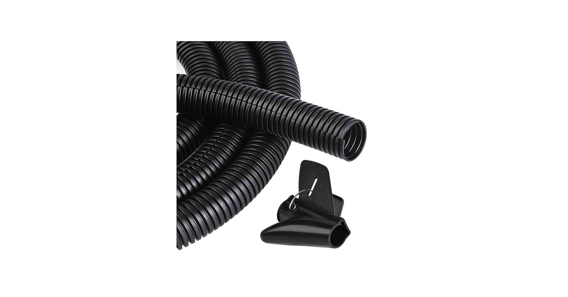 CrocSee 25ft - 1/2 inch Flame Retardant Split Wire Loom Tubing