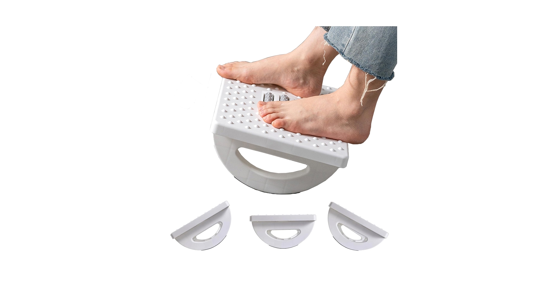 DISFAT Ergonomic Foot Rest Under Desk at Work,Rocking Foot
