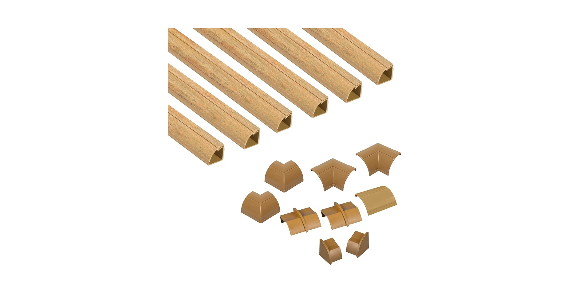 D-Line Cord Cover Kit, 30FT Self-Adhesive Wire Hider