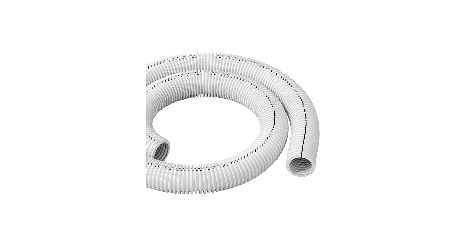 D-Line White 43in Cable Sleeve, Flexible Wire