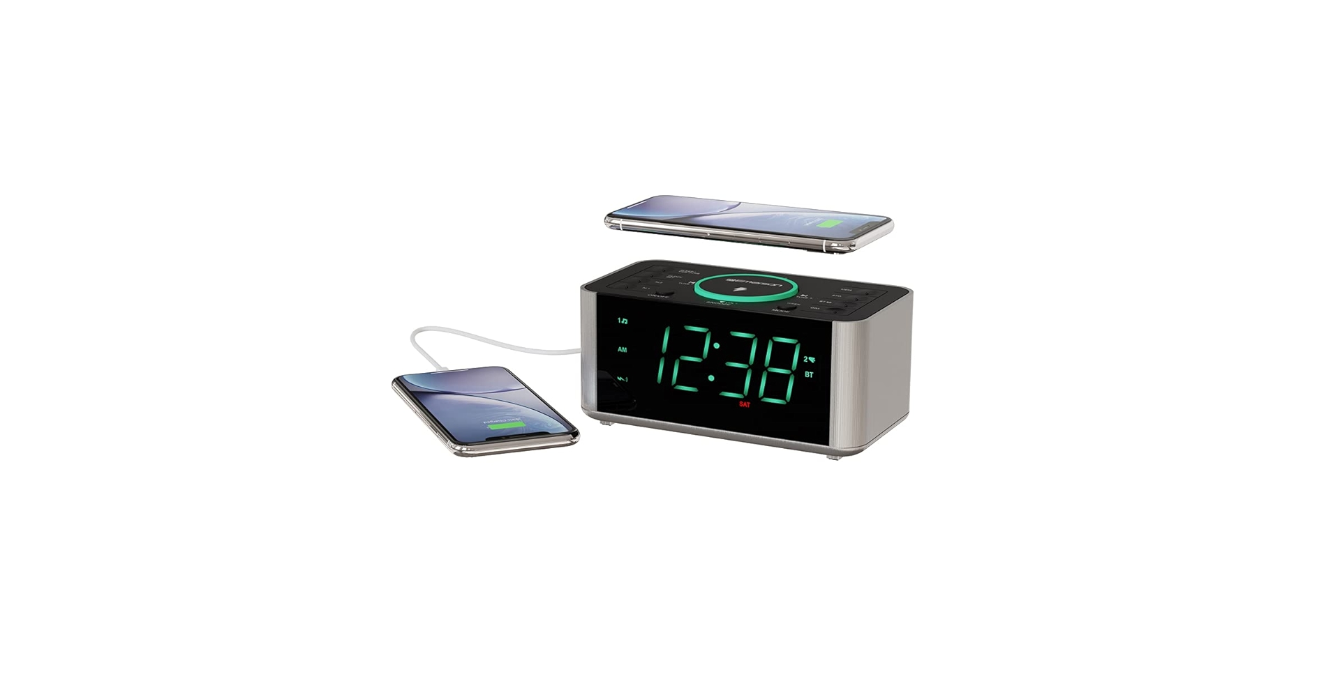 Emerson ER100202 Smartset Dual Alarm Clock