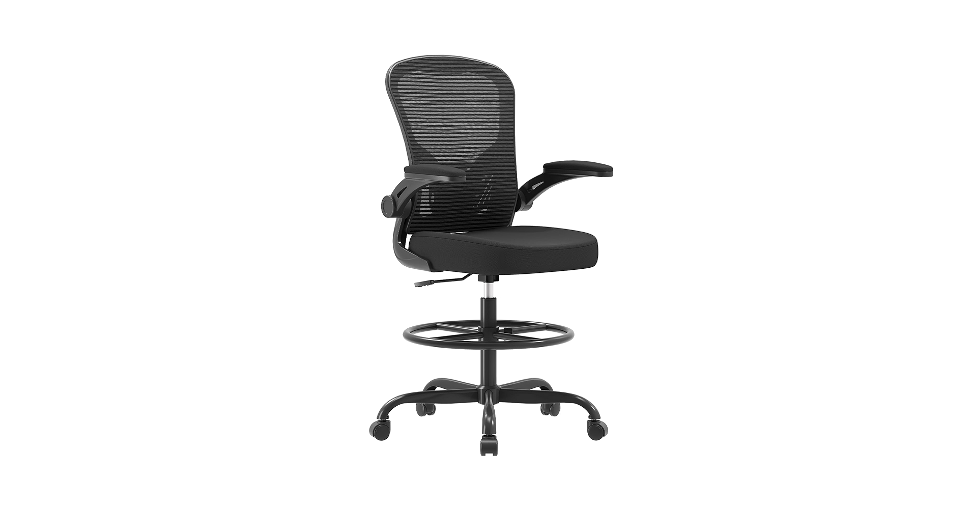 Ergonomic Drafting Chair, Tall Office Chair with Flip