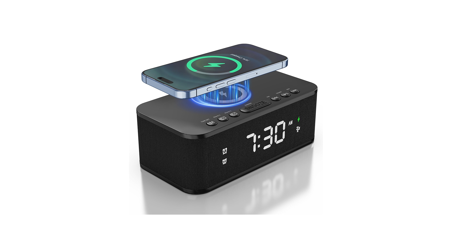 Fansbe Direct Digital Alarm Clock White Noise, Loud