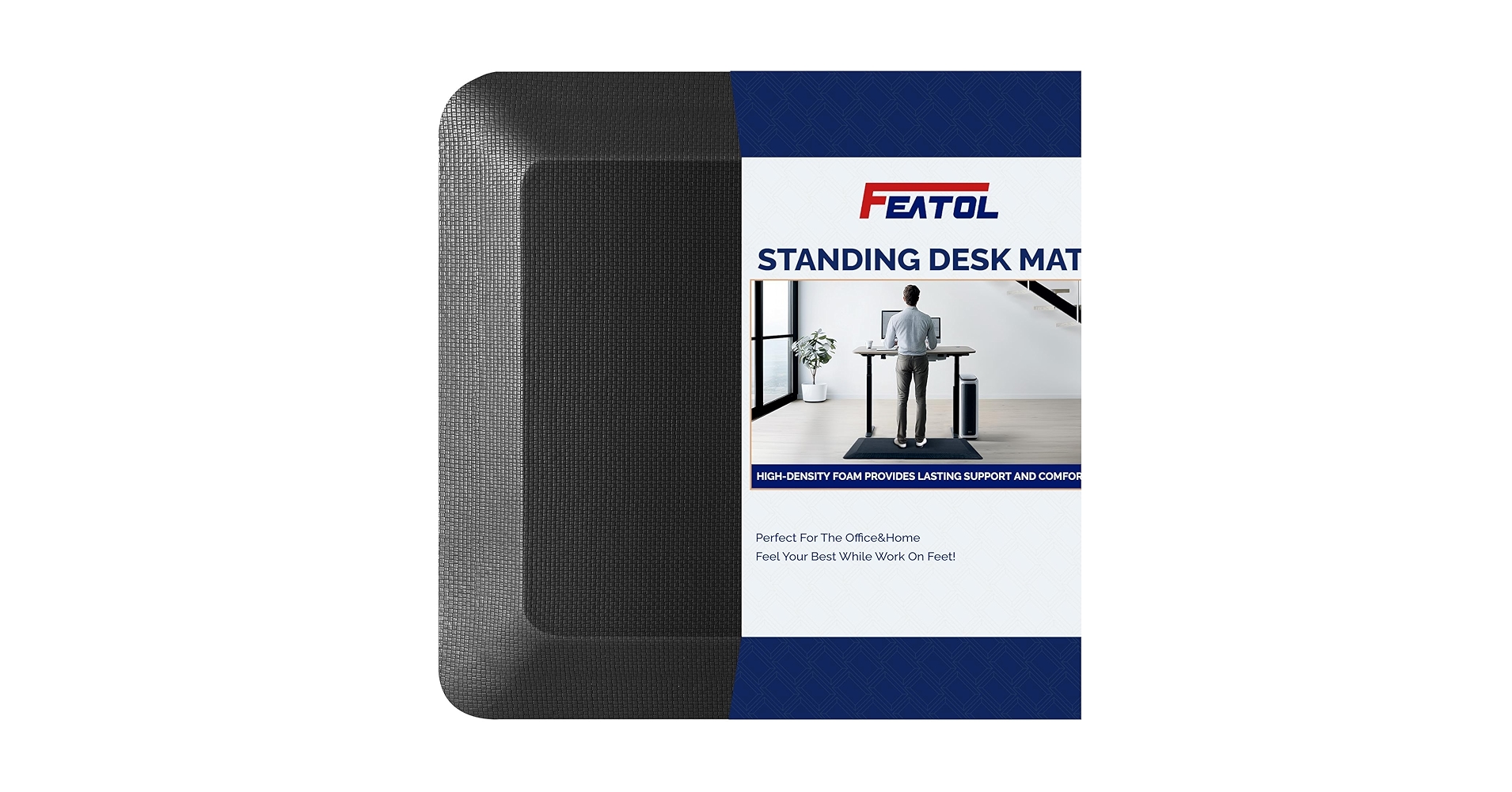 FEATOL Anti Fatigue Mat for Standing, 9/10 Extra