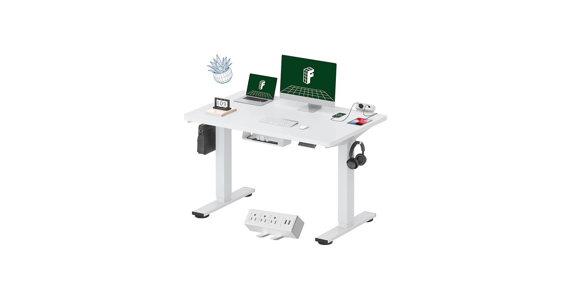 FLEXISPOT EN2 Whole-Piece Standing Desk with