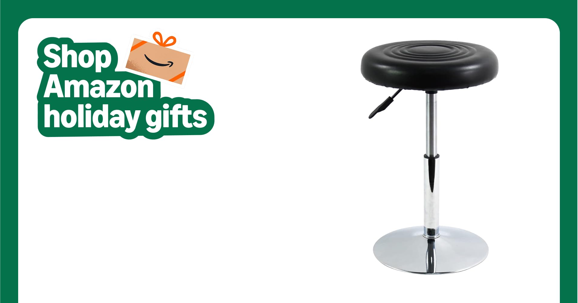 FURWOO Short Round PU Leather Chair - Height