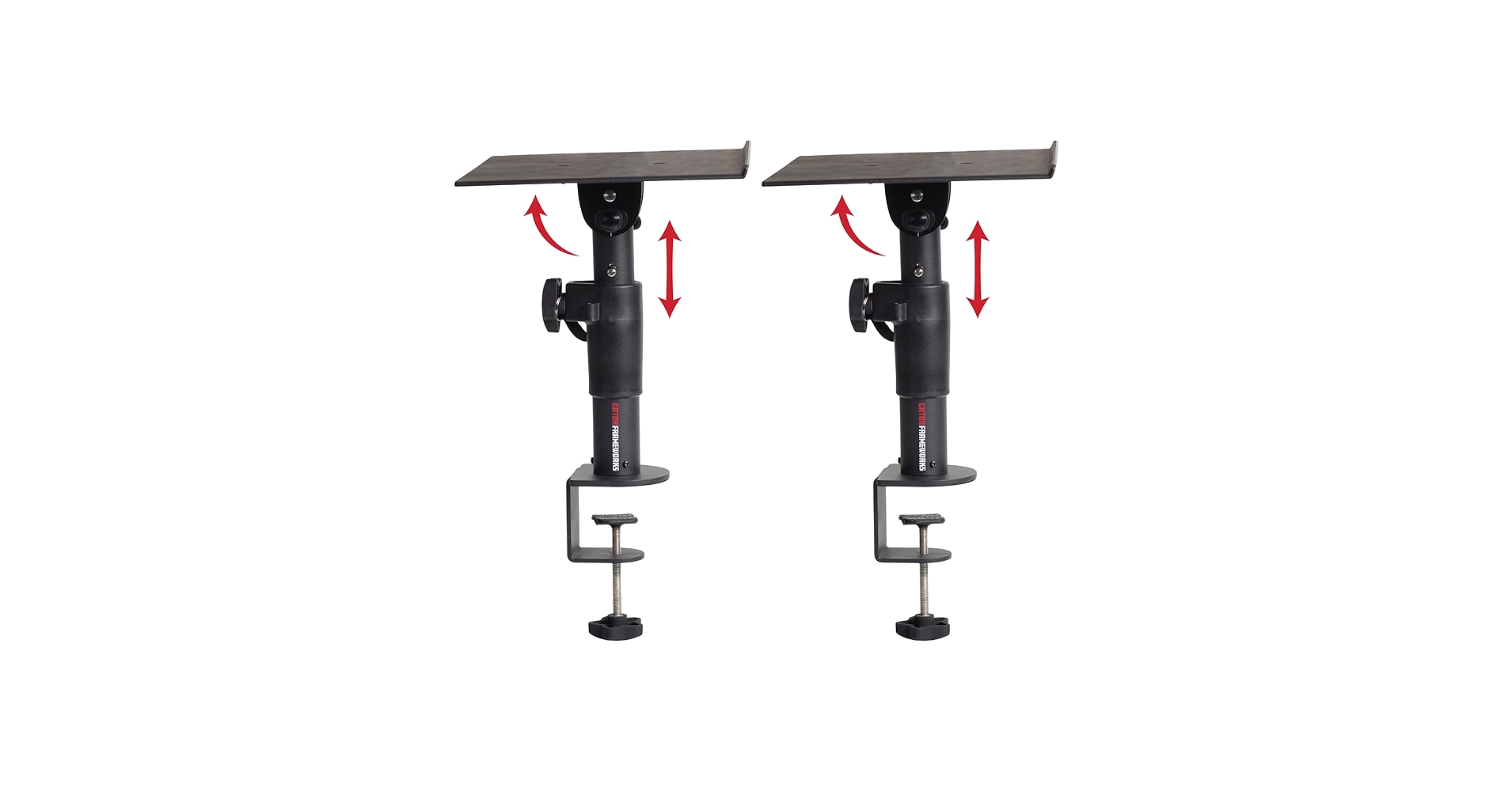Gator Frameworks Desktop Clamp-On Studio Monitor