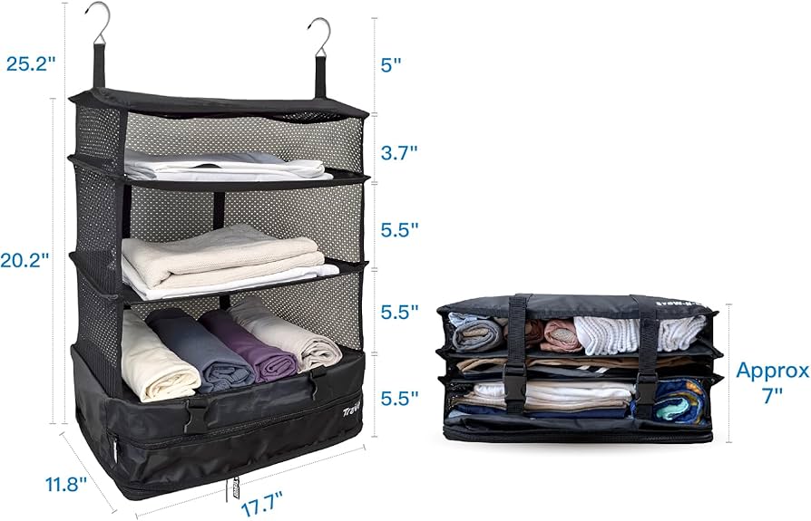 Grand Fusion Stow-N-Go Travel Luggage Organizer
