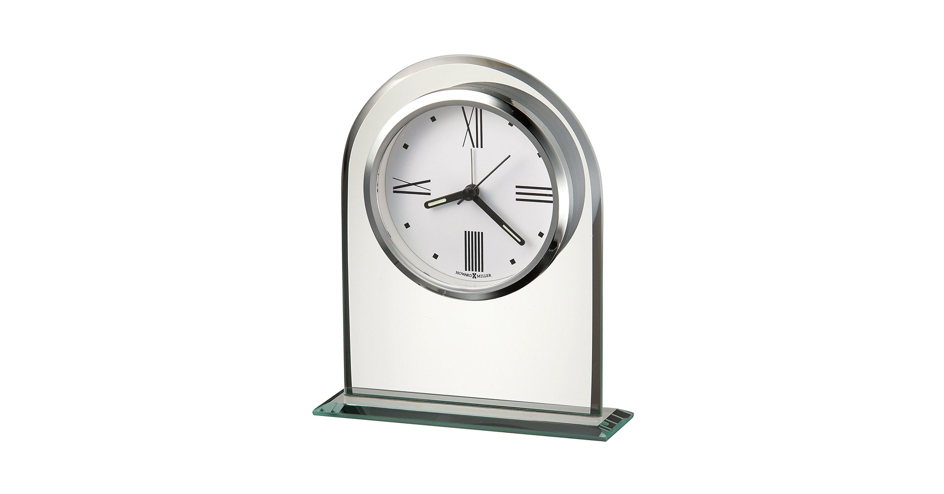 Howard Miller Regent Table Clock – Modern Tabletop Alarm Clock