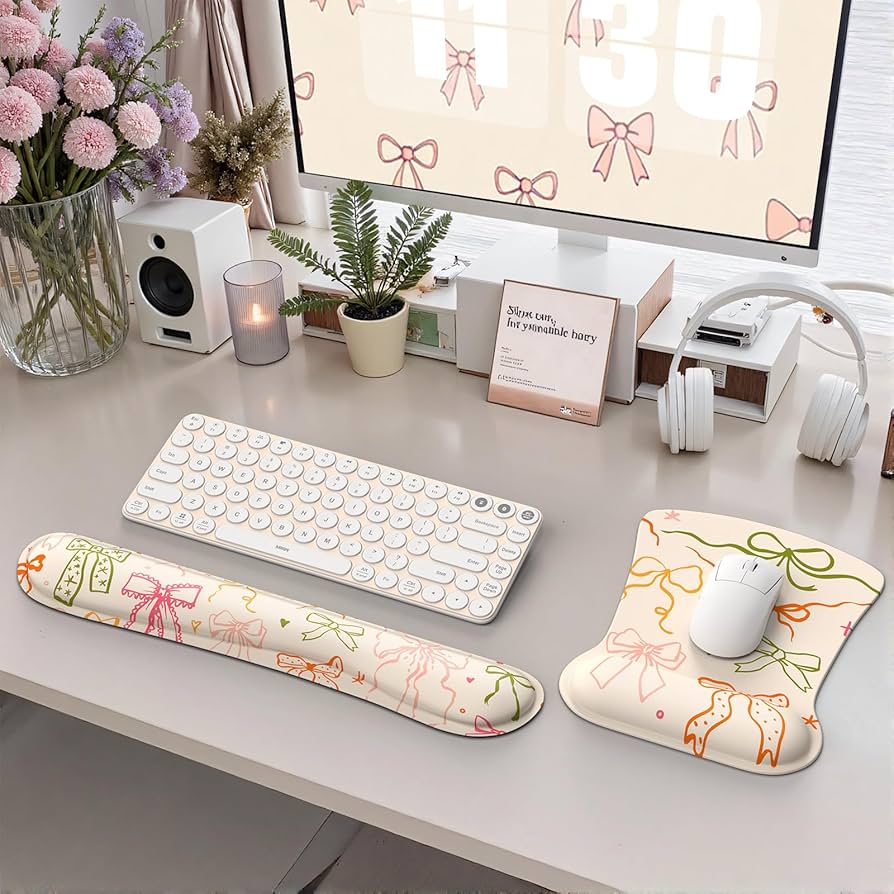 iCasso Ergonomic Mouse Pad, Keyboard Wrist Rest