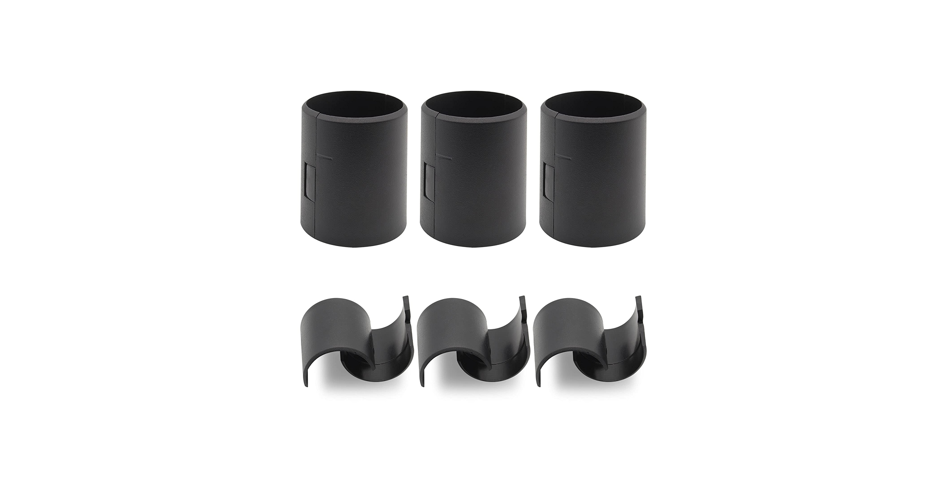 Jersvimc 6 Pair(12 Piece) 1-1/2 Inch Wire Shelf Lock