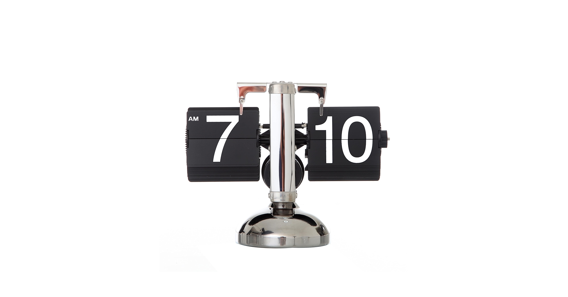 KENJIEY Flip Clock,Retro Flip Down Clock Mechanical Digital Flip