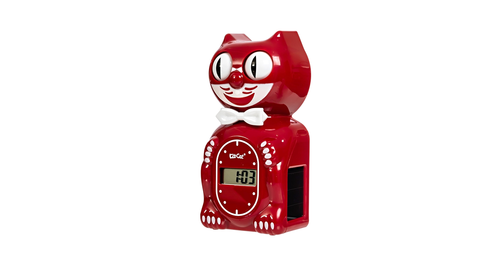 Kit Cat Klock® Solar Kit-Cat Digital Alarm Clock