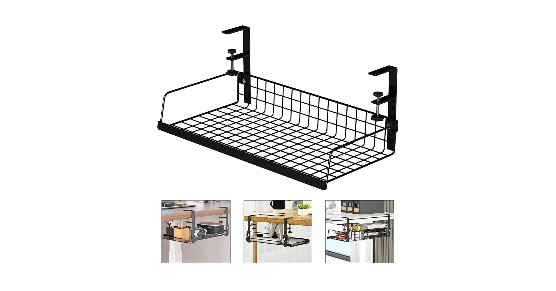 LIFEFAN Under Desk Cable Management Tray Cord