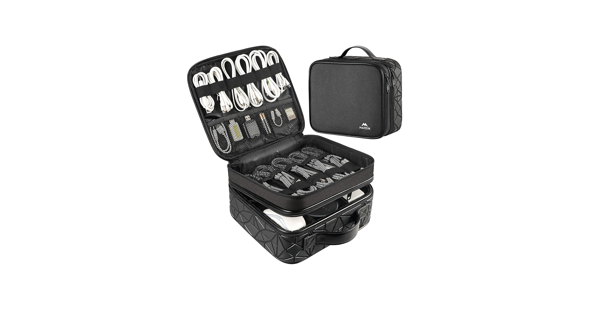 MATEIN Cable Organizer Bag, Waterproof Travel