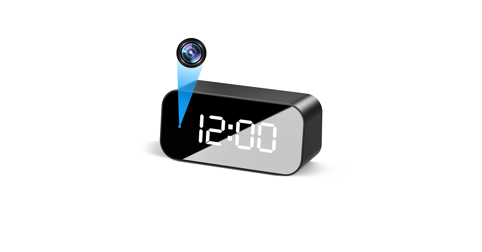 Mini Camera Clock WiFi Camera Alarm 4K FHD