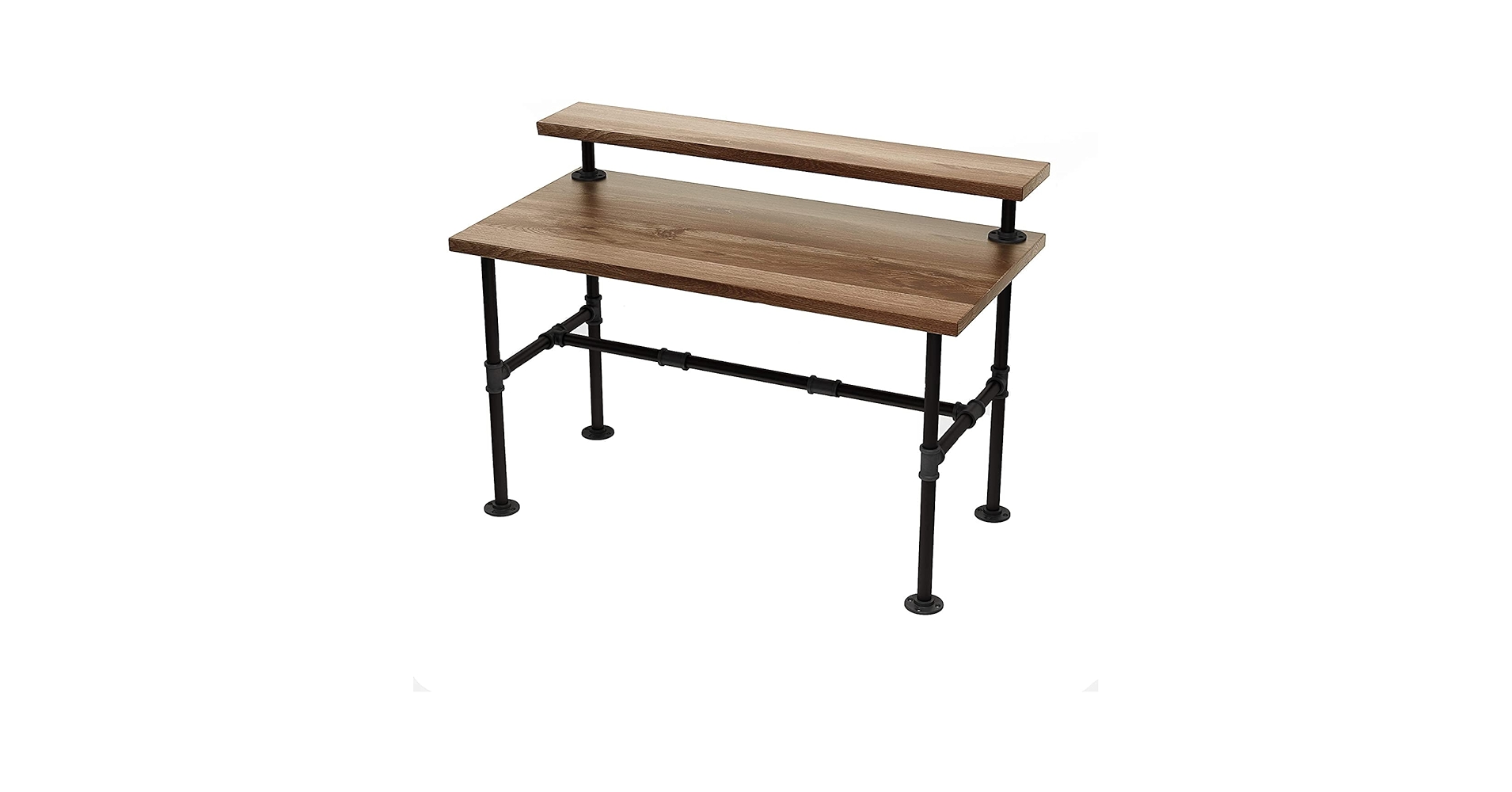 Niubid 28 Inche Industrial Pipe Table Legs Set, Iron